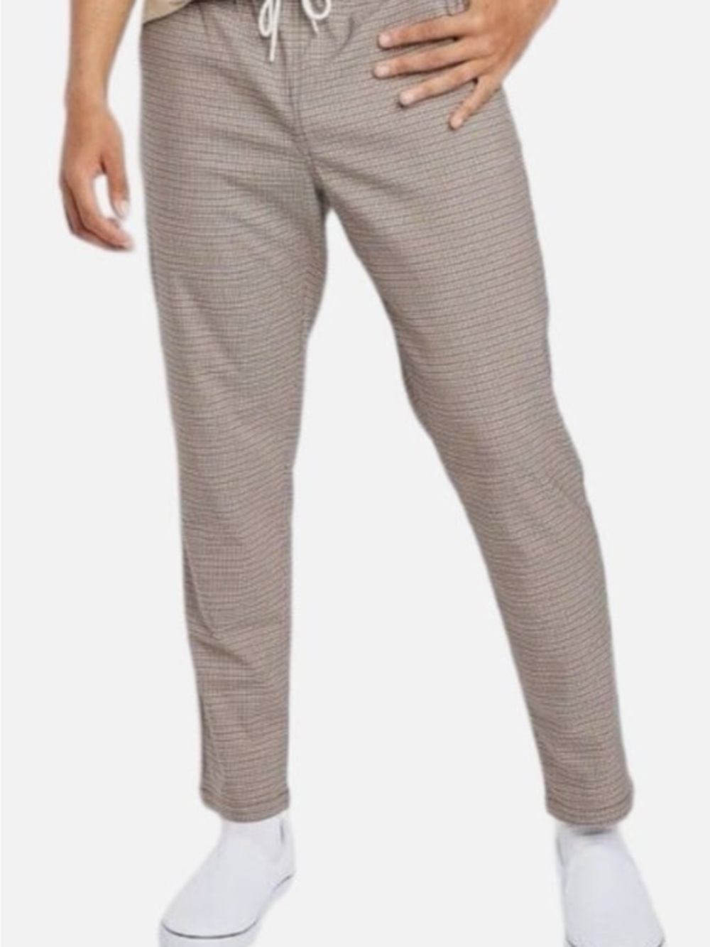 Original Use Checked Plaid Houndstooth Joggers size M